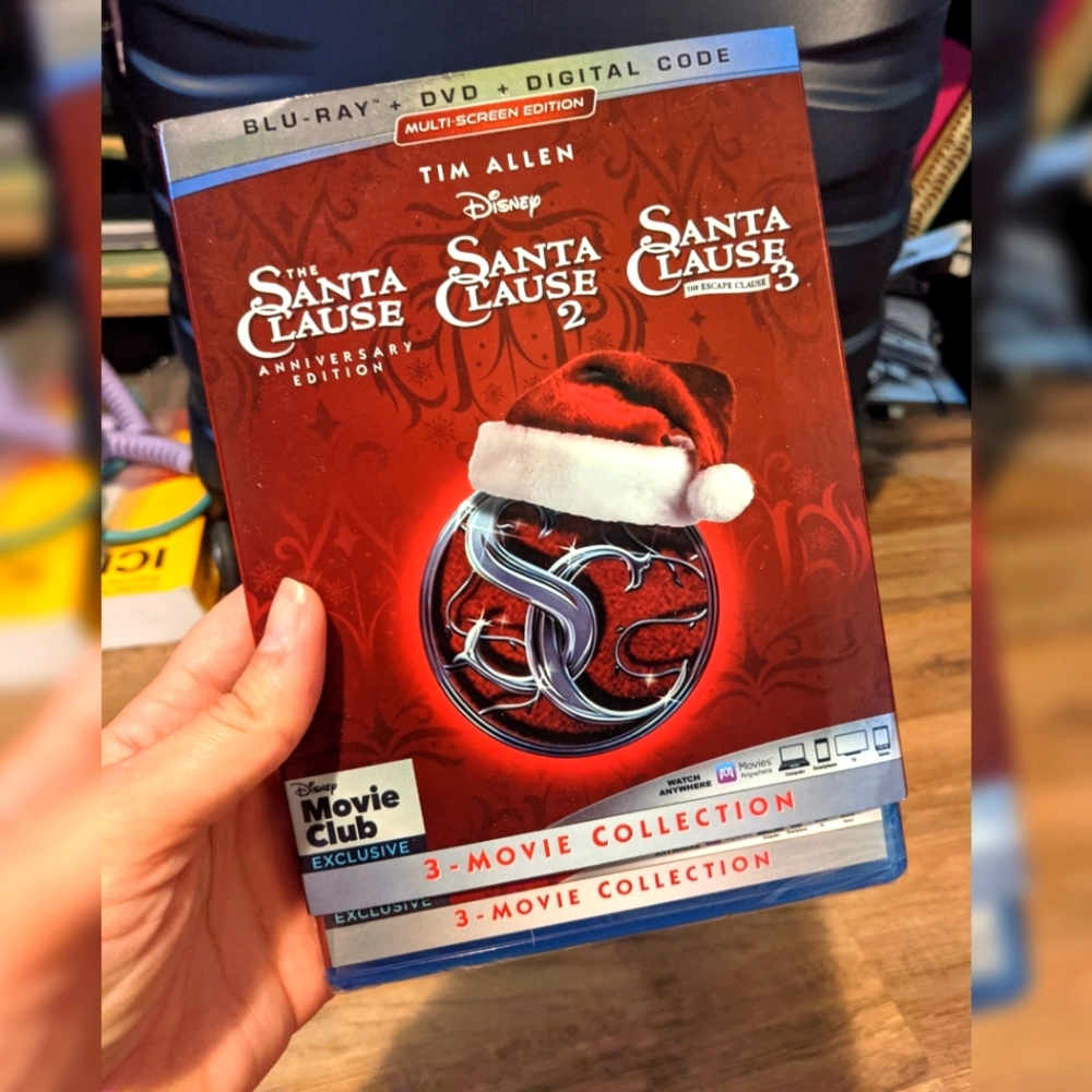 Santa Clause 1, 2, and 3!